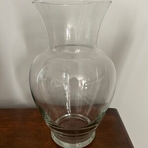 Clear Glass Decorative Vase - Home Accents